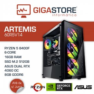 Desktop Gaming ARTEMIS-60R5V14 RYZEN 5 8400F 16GB RAM 512GB SSD W11